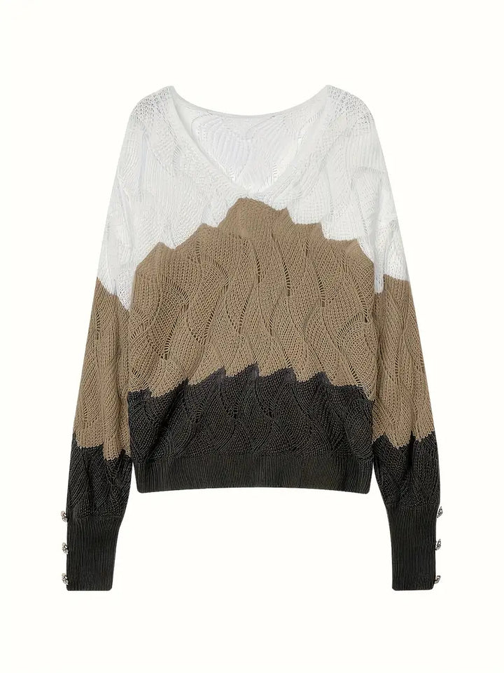 Keira | Cozy Chic Wave Knit Sweater