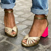 Margaux | Block-Heel Ankle Buckle Heels