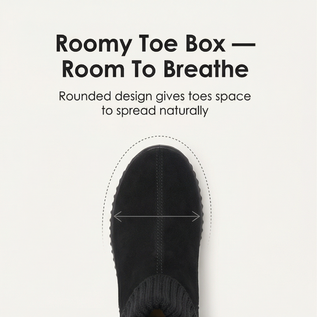 Lea-May | Bottines en daim à bord-côté en maille