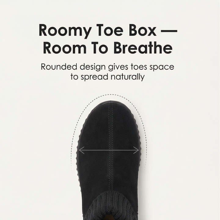 Lea-May | Bottines en daim à bord-côté en maille