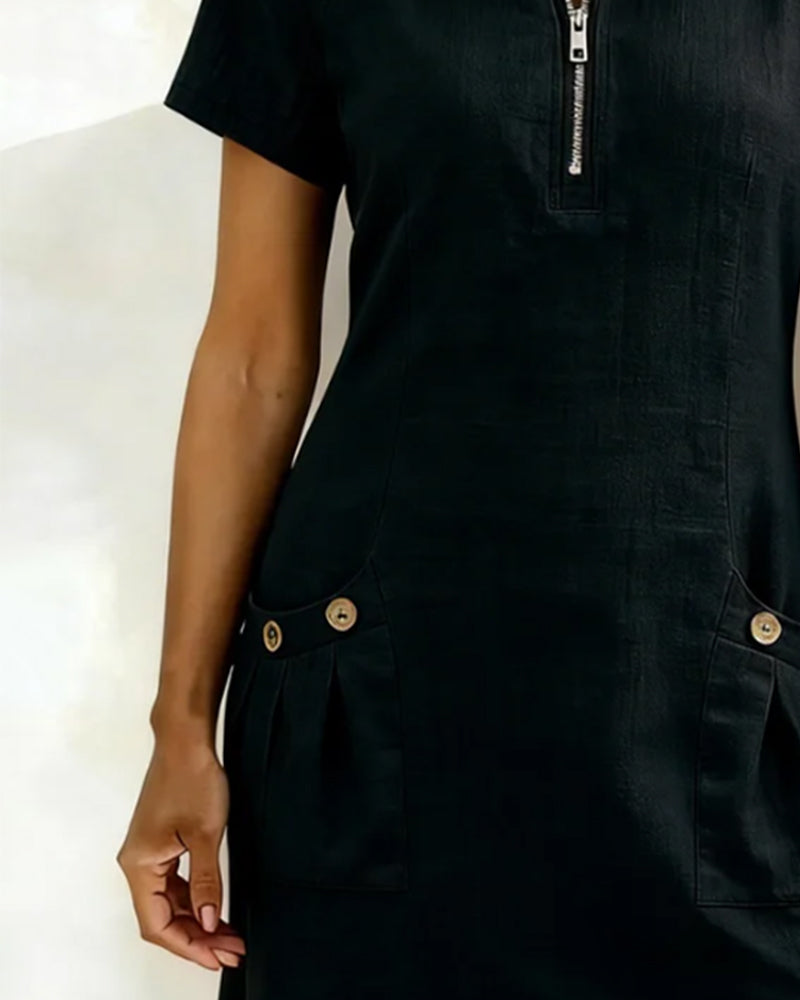 Leliana Elegant Everyday Dress detail