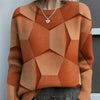Gwyneth | Pull en maille à blocs de couleurs géométriques