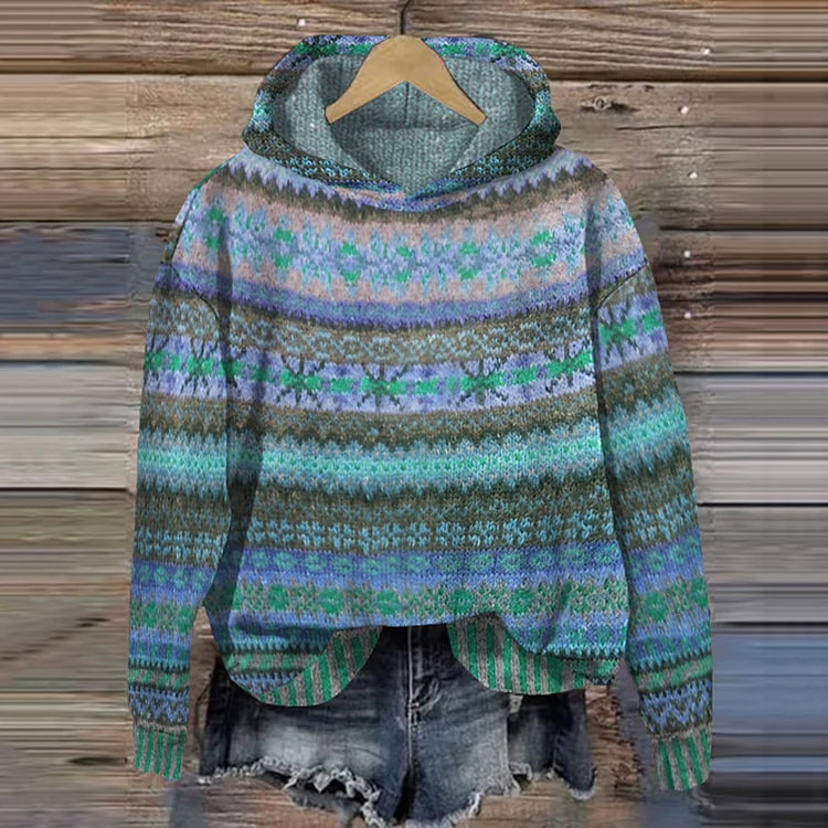 Vera | Ethnic Retro Hoodie