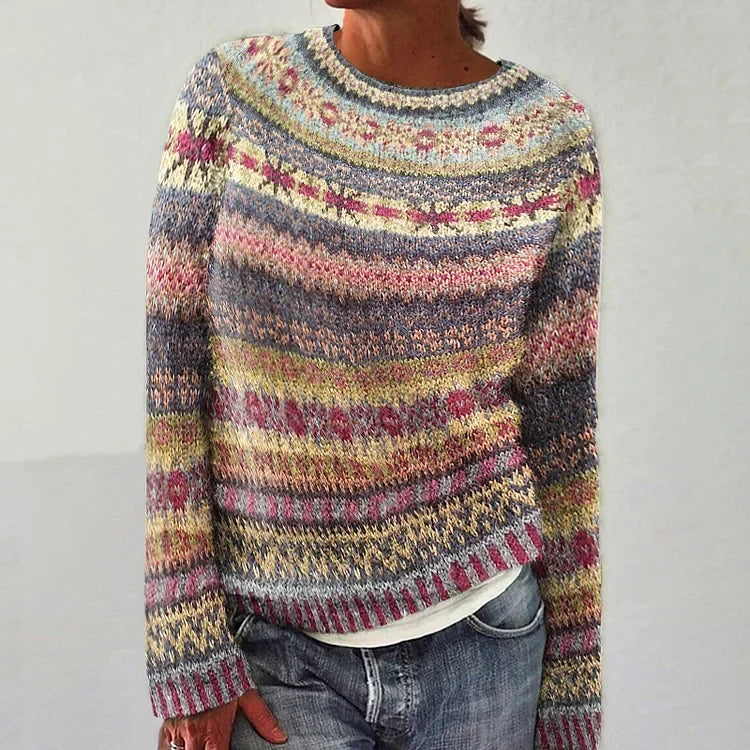 Maelly | Fair Isle Knit Sweater