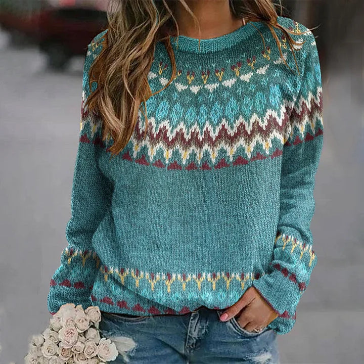 Santina | Nordic Knit Fairisle Sweater