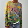 Lindsey | Wildflower Print Long Sleeve Sweater