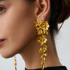Liana | Floral Fringe Earrings
