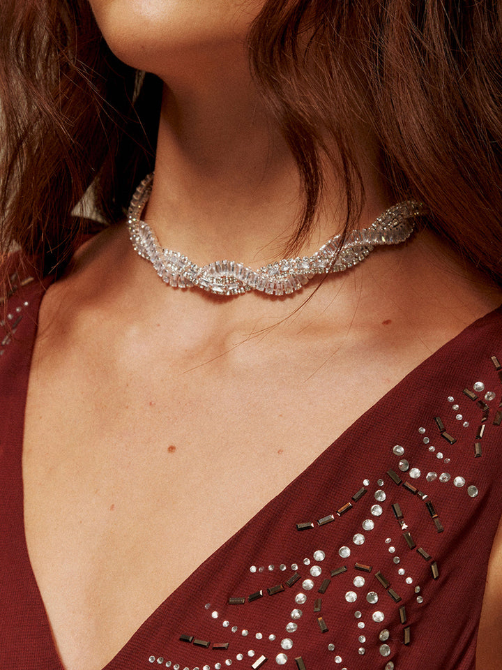 Navie | Twisted Choker Necklace