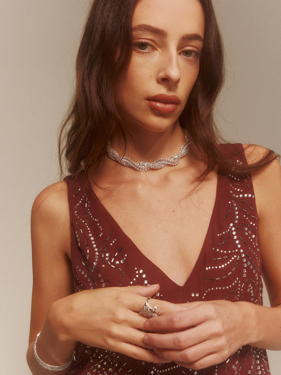 Navie | Twisted Choker Necklace