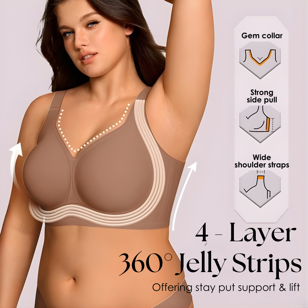 Jaslene | 4 Layer Jelly Strip Wirefree Bra