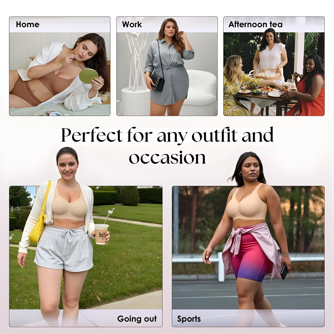 Jaslene | 4 Layer Jelly Strip Wirefree Bra