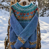 Henrietta | Fair Isle Knit Sweater With Traditional Pattern