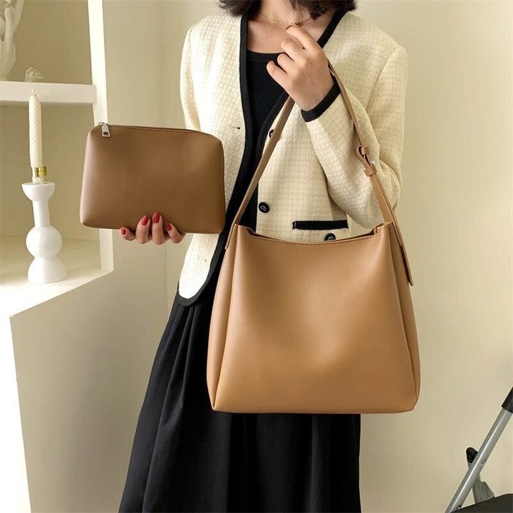 Saya | Minimalist Shoulder Bag In Modern Cut