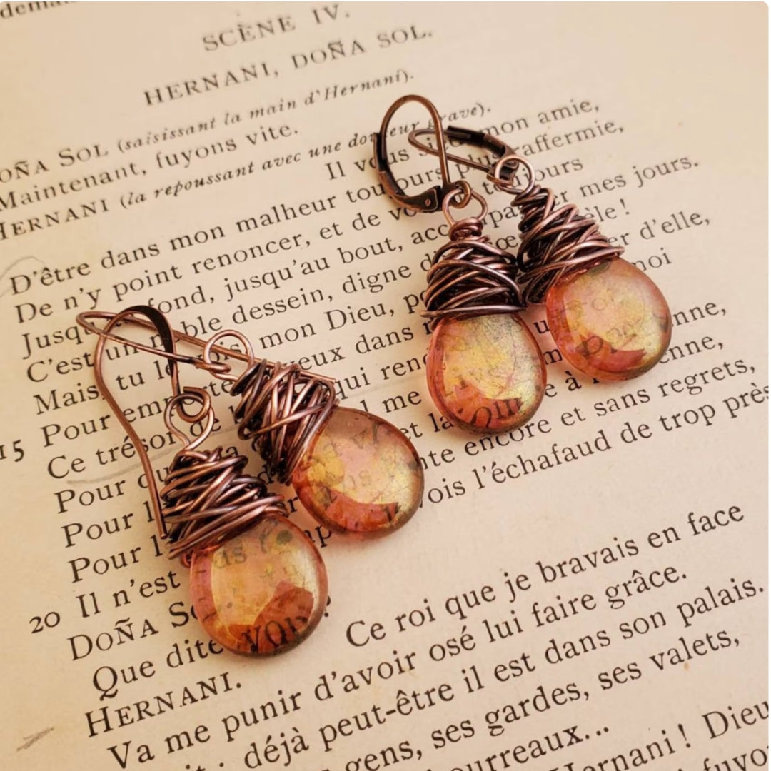 Joumana | Vintage Firefly Earrings
