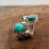 Myrna | Vintage Turquoise Spiral Ring