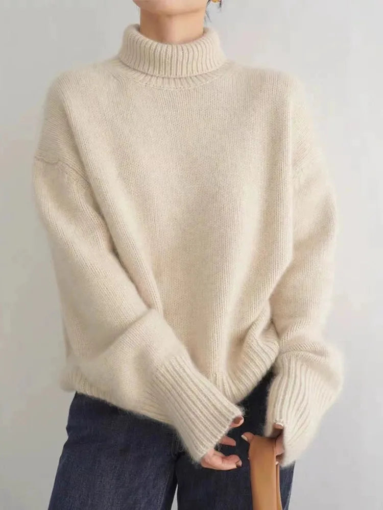 Emerson | Cozy High-Neck Relaxed Sweater