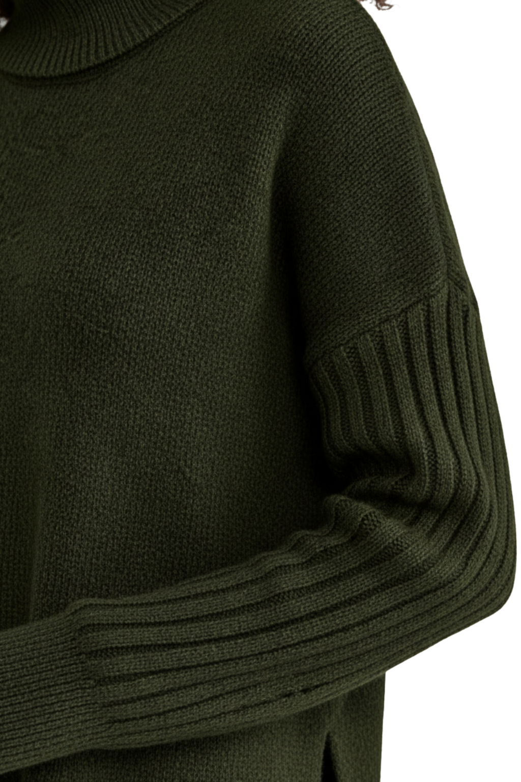 Naomi | Pull à col roulé asymétrique douillet