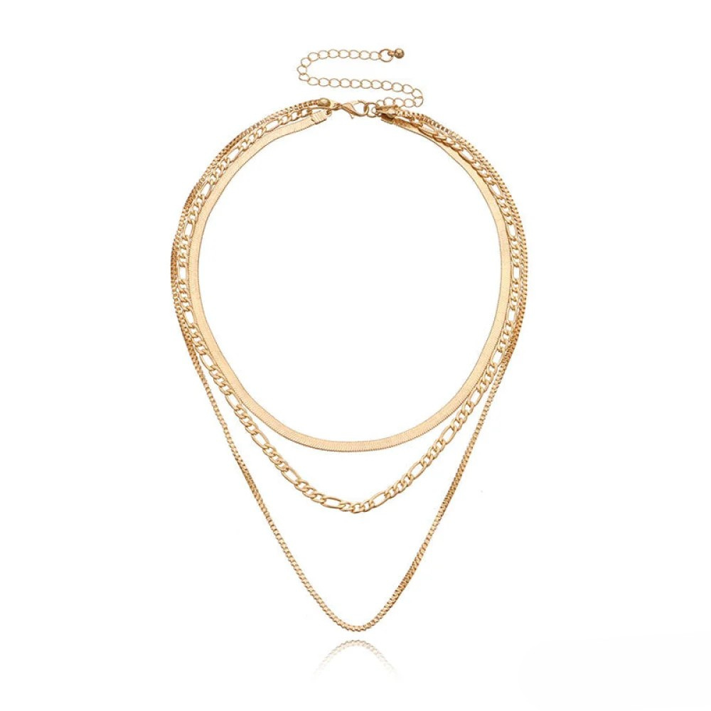Hadja | Vintage Style Three-Layer Necklace