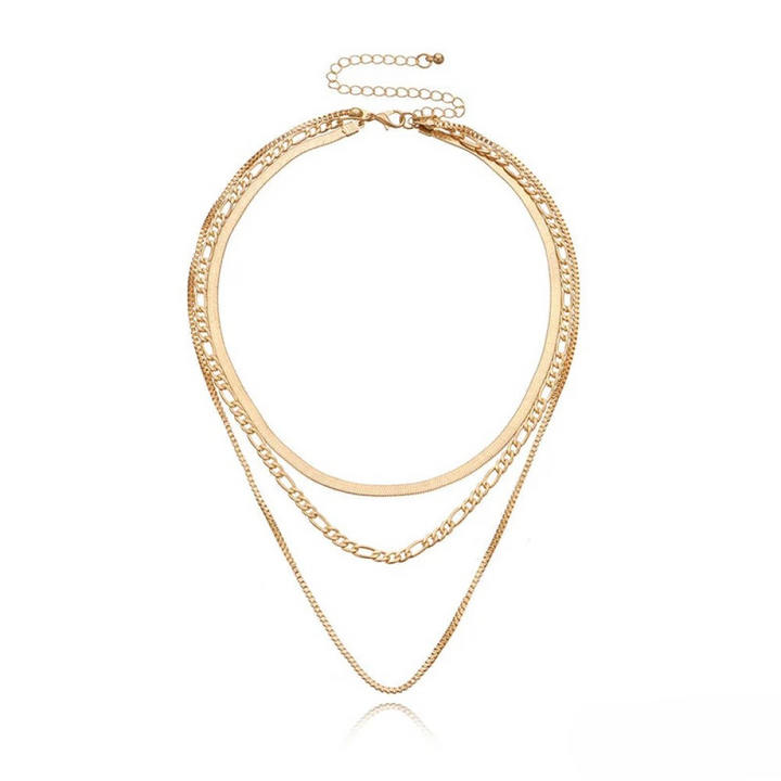 Hadja | Vintage Style Three-Layer Necklace