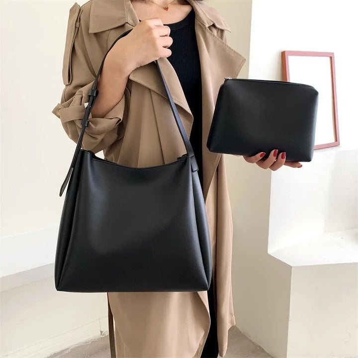 Saya | Minimalist Shoulder Bag In Modern Cut