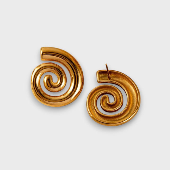 Jay | Modern Lightweight Spiral Earrings