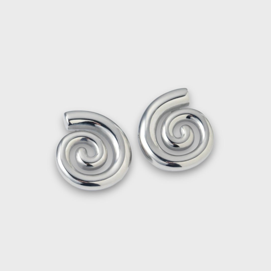 Jay | Modern Lightweight Spiral Earrings