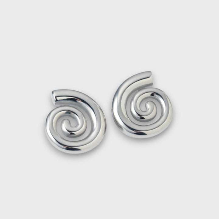 Jay | Modern Lightweight Spiral Earrings