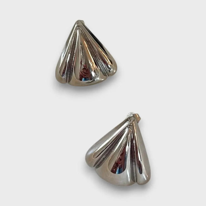 Jema | Sculptural Character Gold Earrings