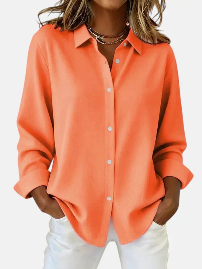 Olivia | Refined Flow Button Blouse