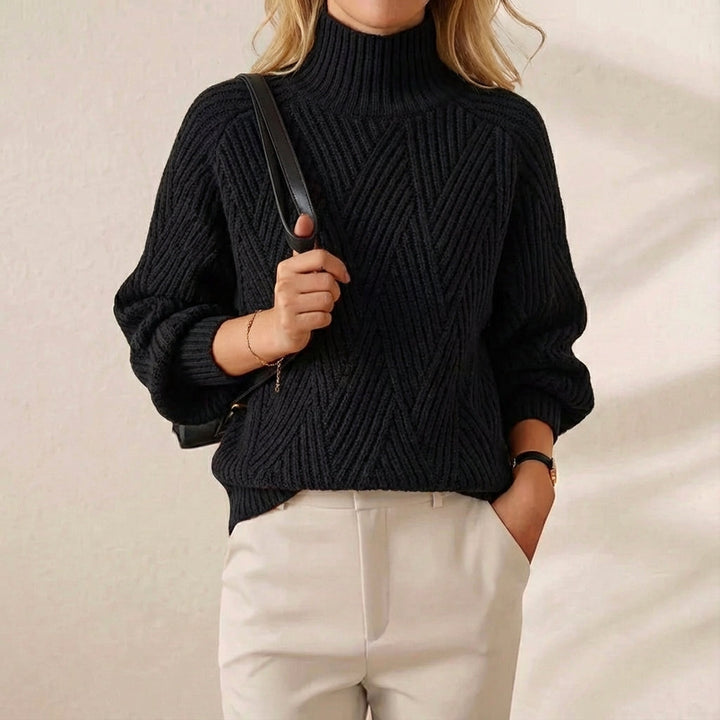 Kaelee | Chunky Knit Turtleneck Sweater