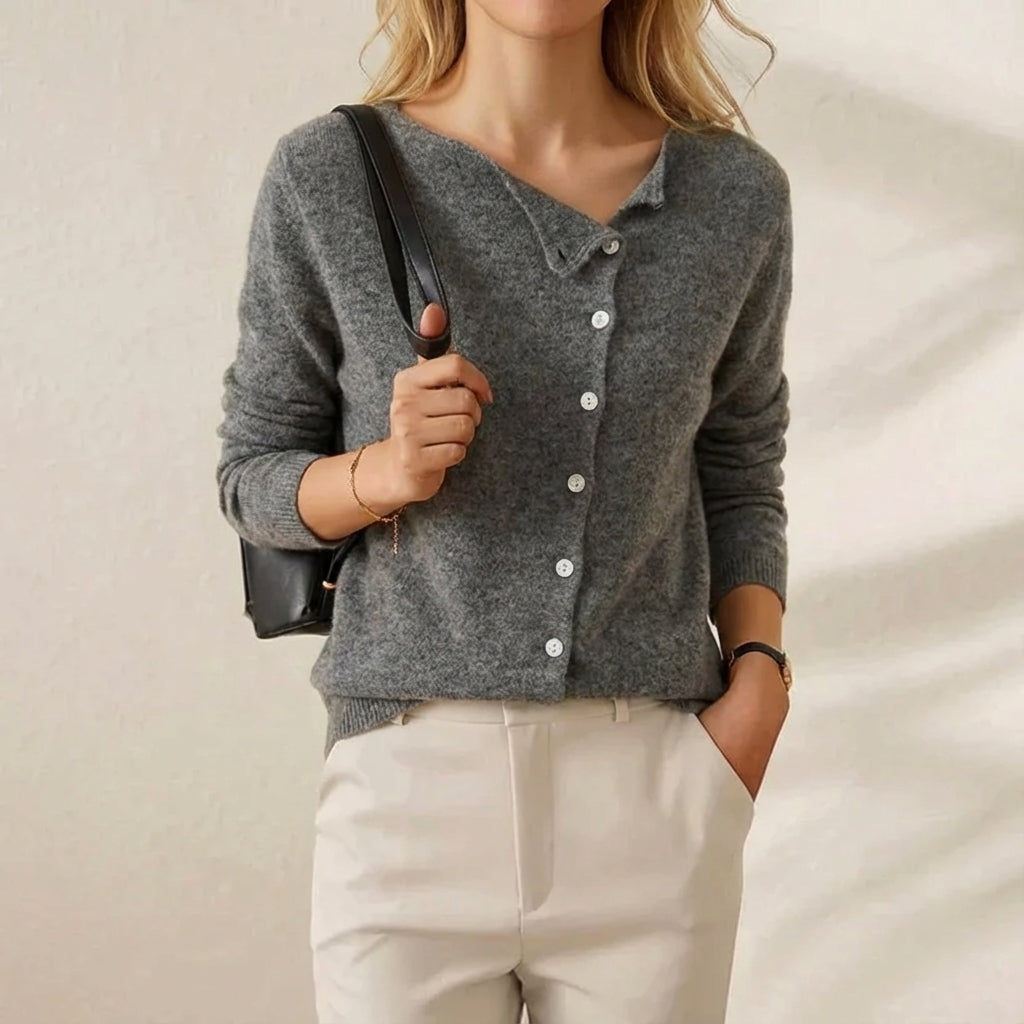 Ibaadat | Button-Front Knit Cardigan