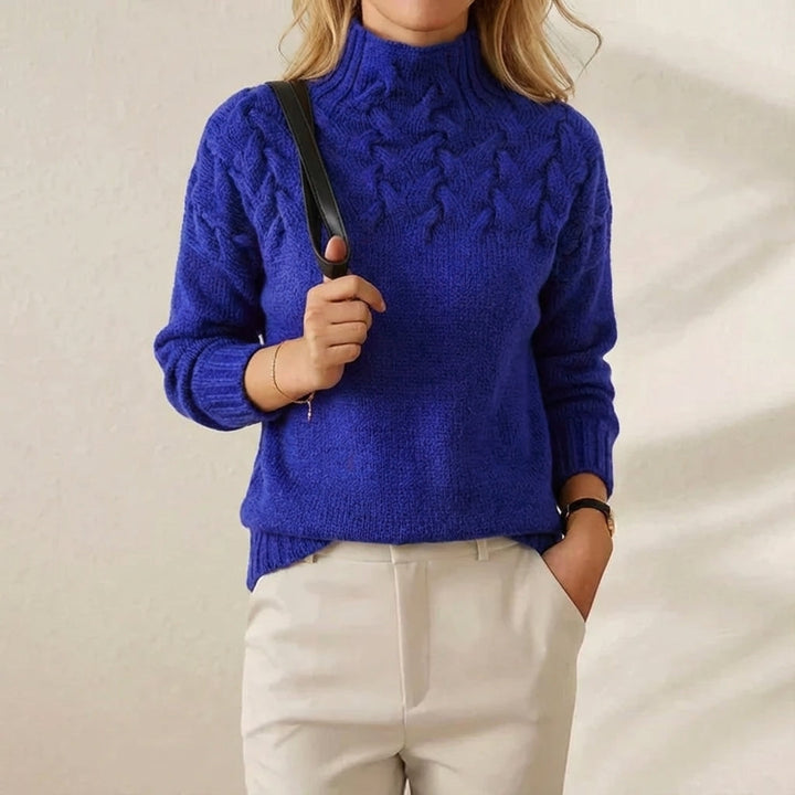 Maureen | Cable Knit Turtleneck Sweater