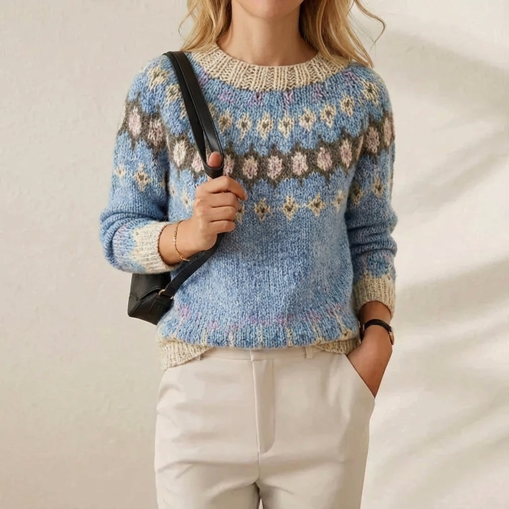 Roberta | Fair Isle Knit Sweater