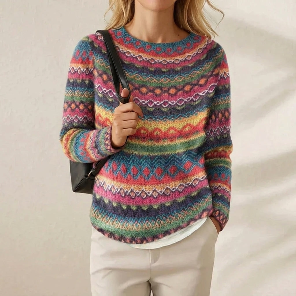 Mitra | Fair Isle Knit Sweater