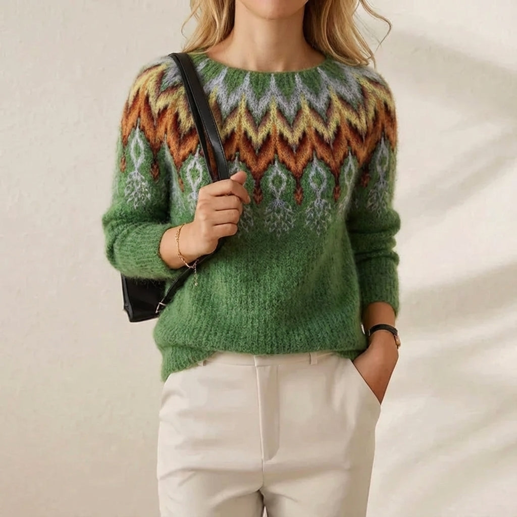 Laci | Fair Isle Knit Sweater