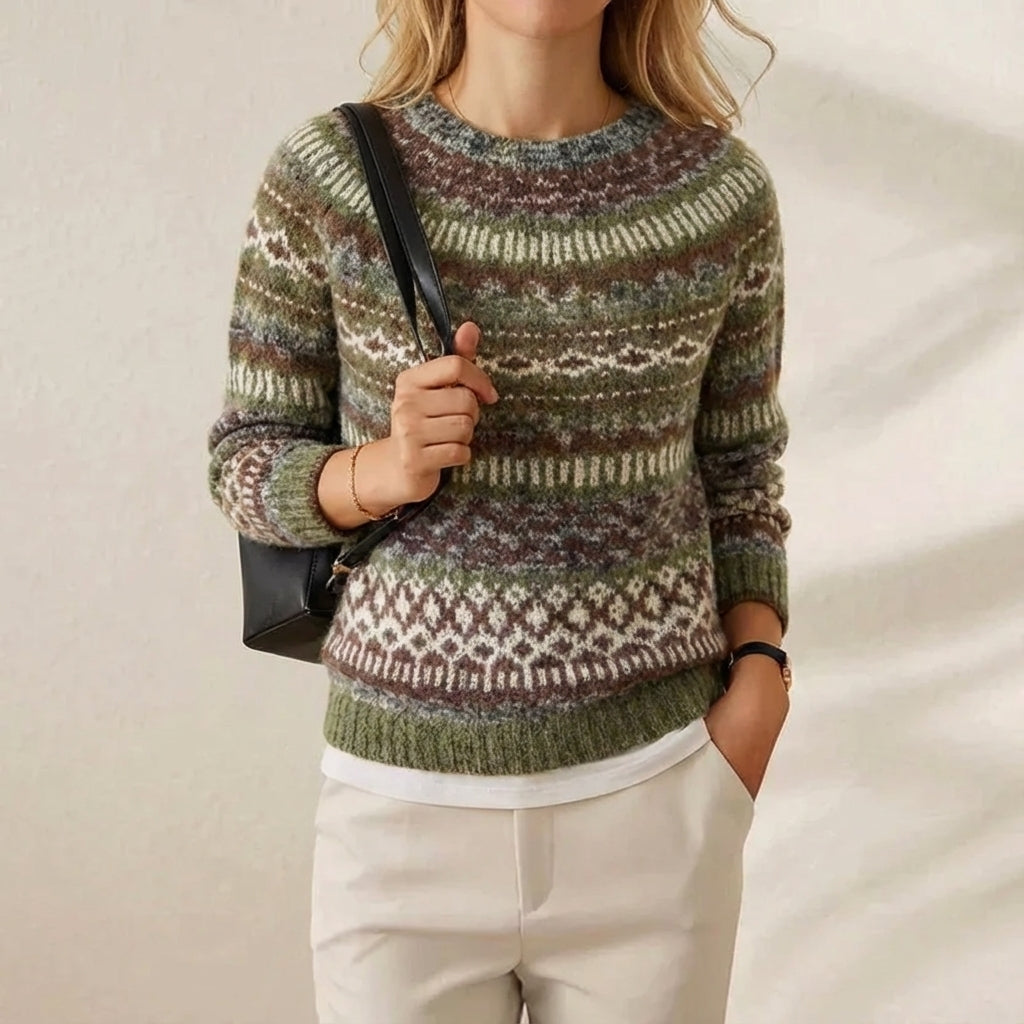 Virginia | Fair Isle Knit Sweater