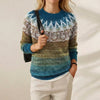 Christina | Nordic Jacquard Gradient Knit Sweater