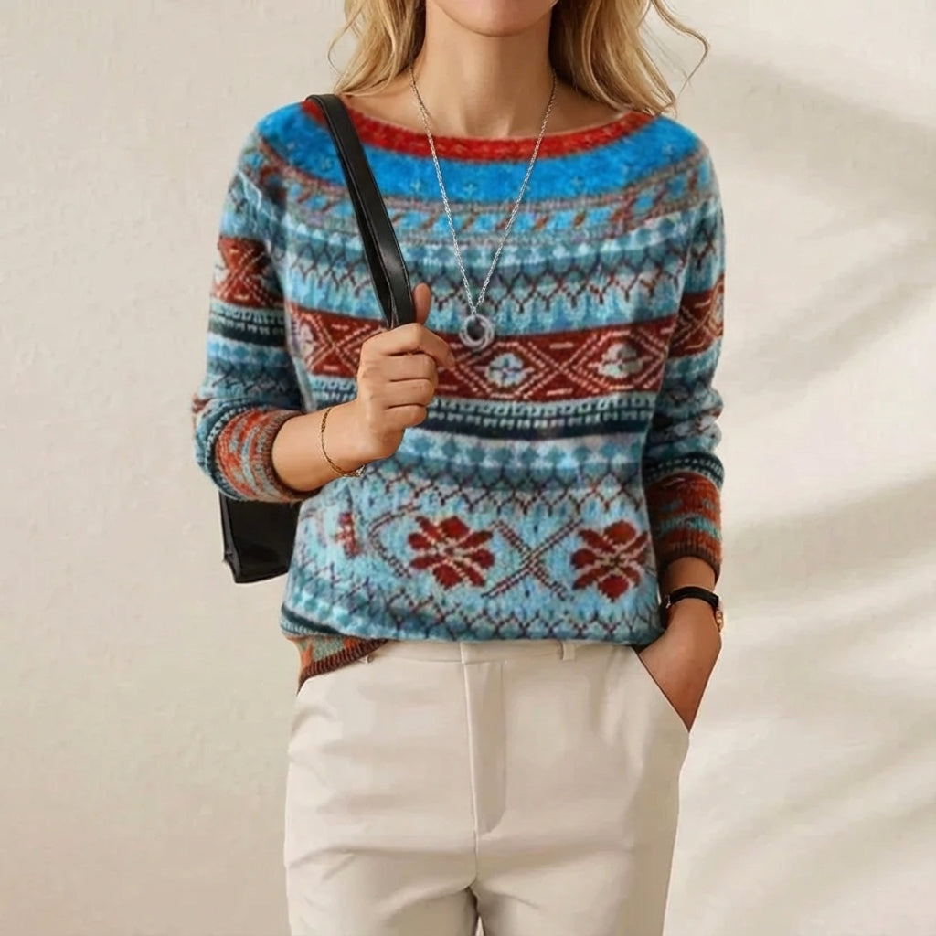 Gina | Fair Isle Knit Sweater