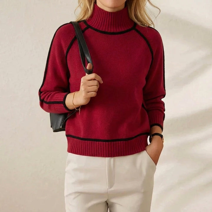 Amanjot | Turtleneck Knit Sweater