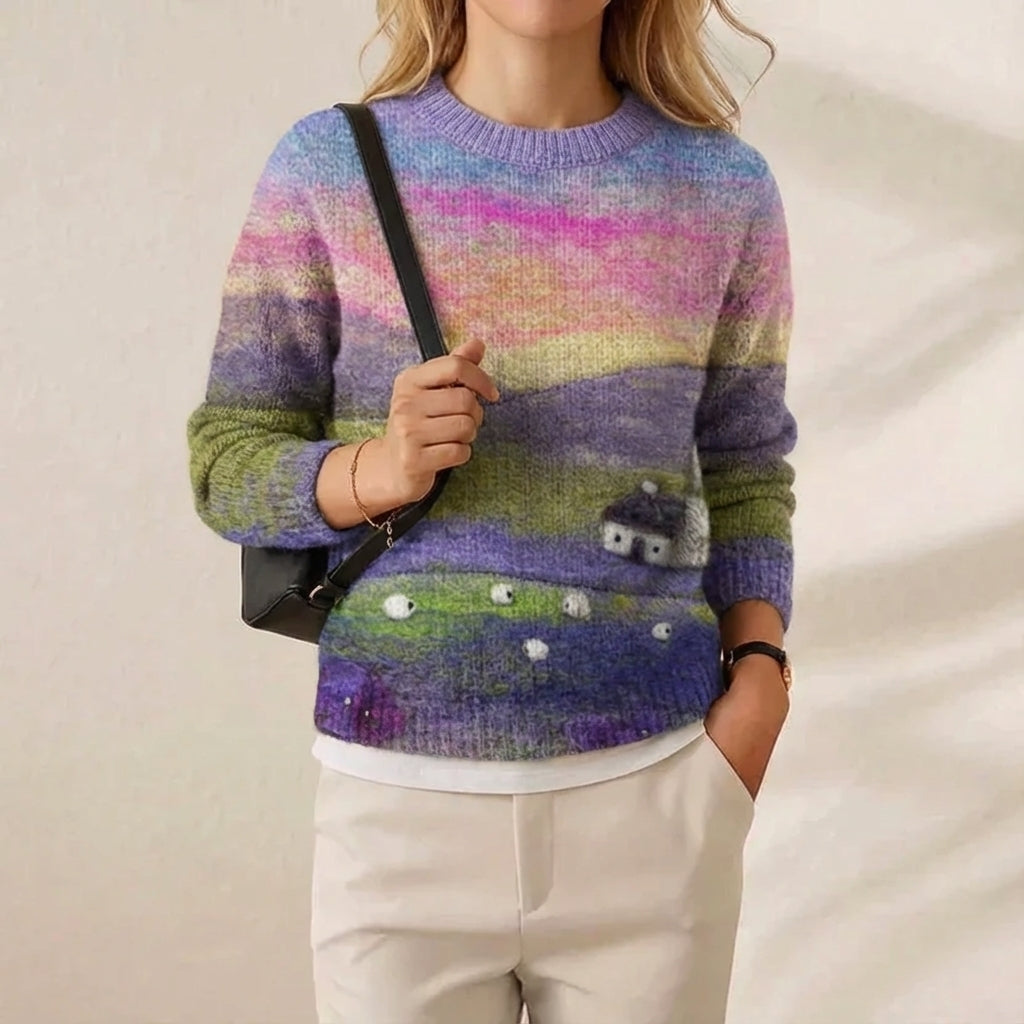 Nisa | Scenic Knit Sweater