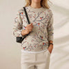 Noreen | Robin And Branch Print Knit Sweater
