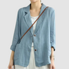 Lorna – Casual Linen-Like Structured Blazer