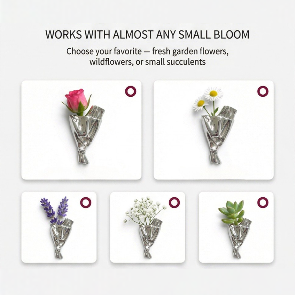 Hiyab | Wearable Flower Vase Brooch