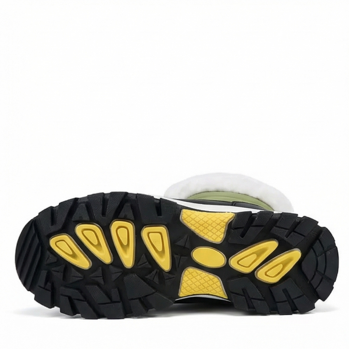 Zohra | Bottes de neige matelassées imperméables doublées en fourrure à fermeture latérale