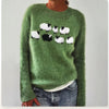 Miesha | Charming Sheep Intarsia Knit Sweater