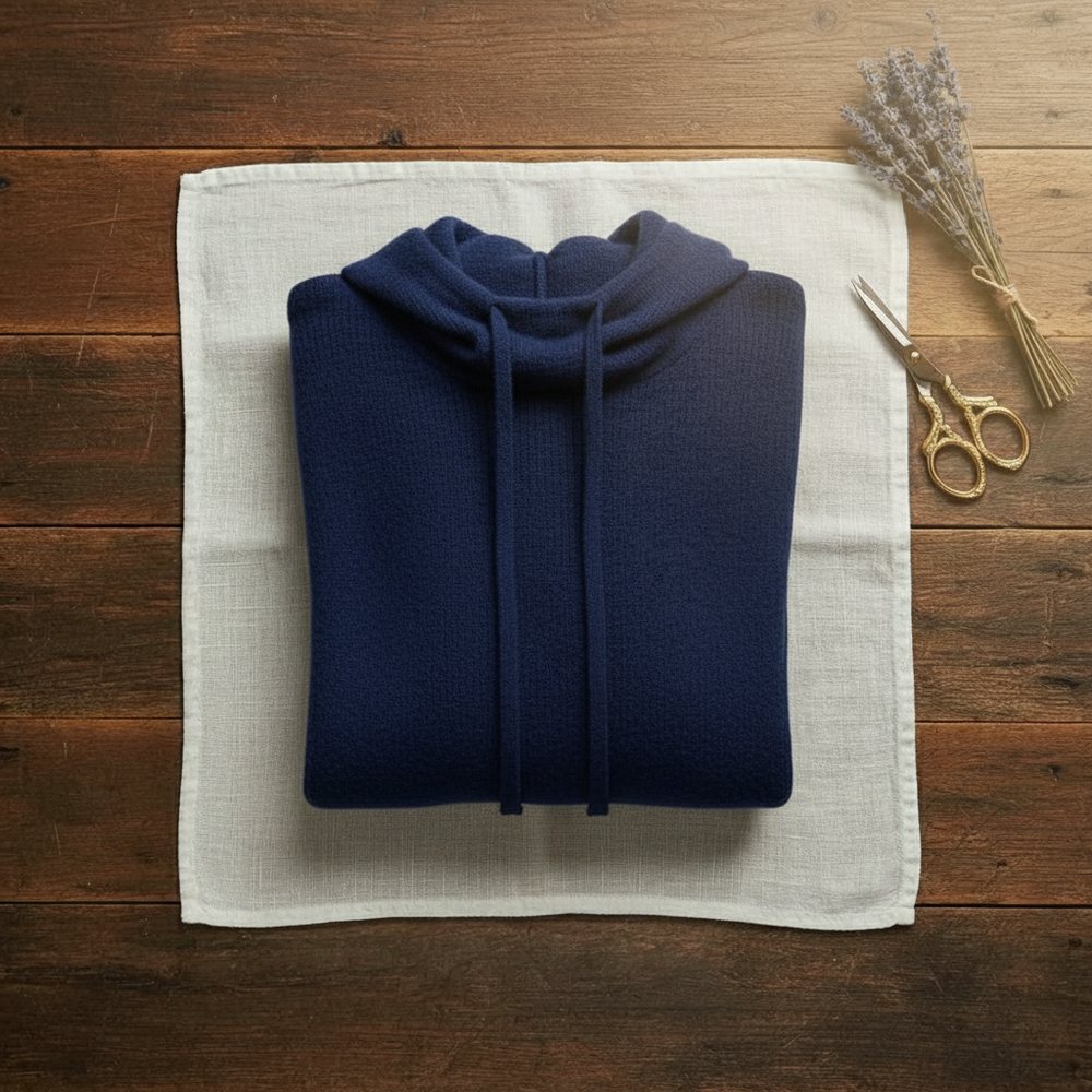 Shea-Lynn | Cowl Neck Drawstring Knit Sweater