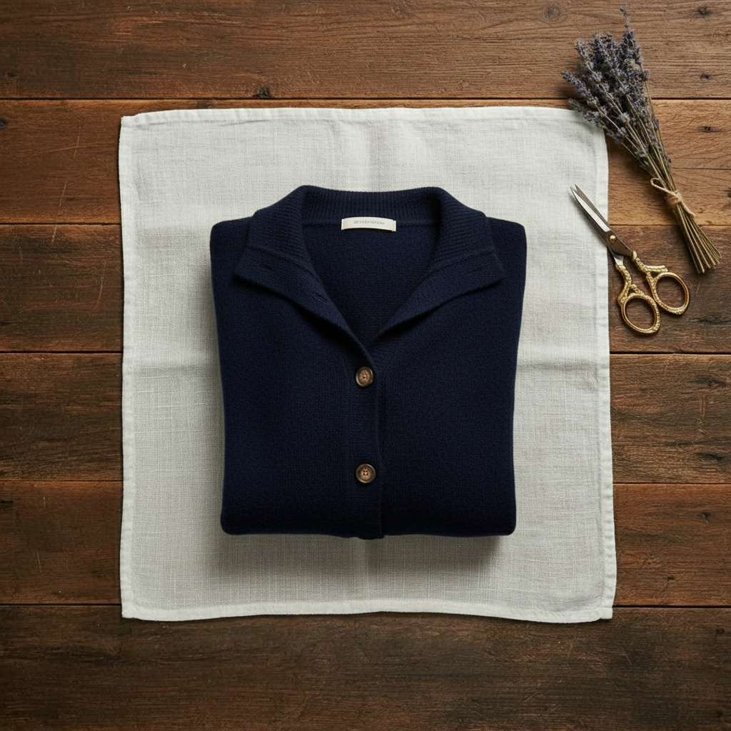 Blanche | Collared Button-Up Knit Cardigan