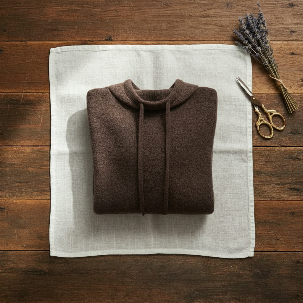 Shea-Lynn | Cowl Neck Drawstring Knit Sweater