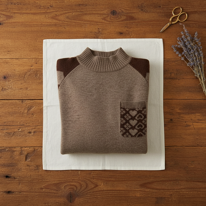 Chynna | Colour-Block Knit Sweater