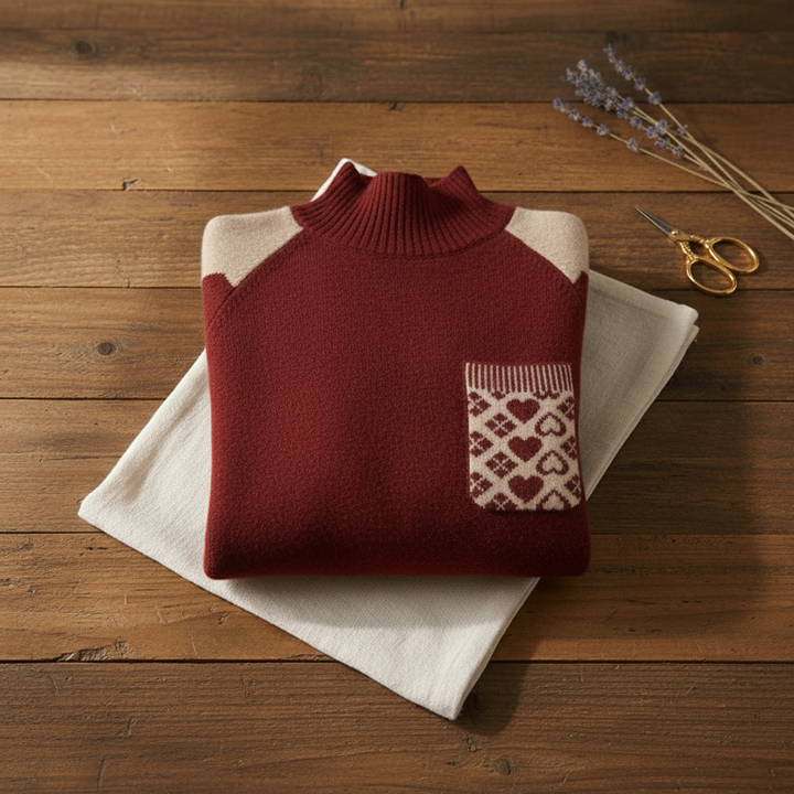 Chynna | Colour-Block Knit Sweater